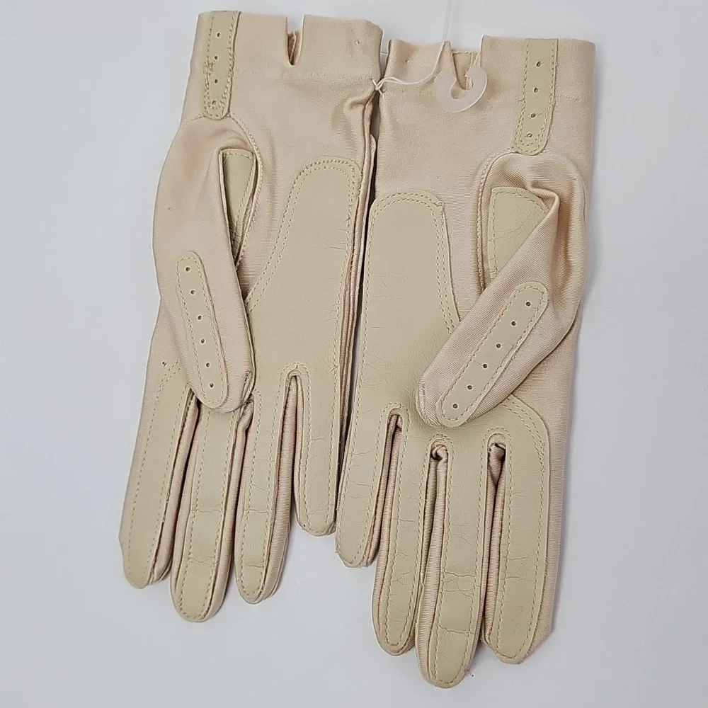 VTG Actionizer‎ Cream Stretchy Outside Gloves